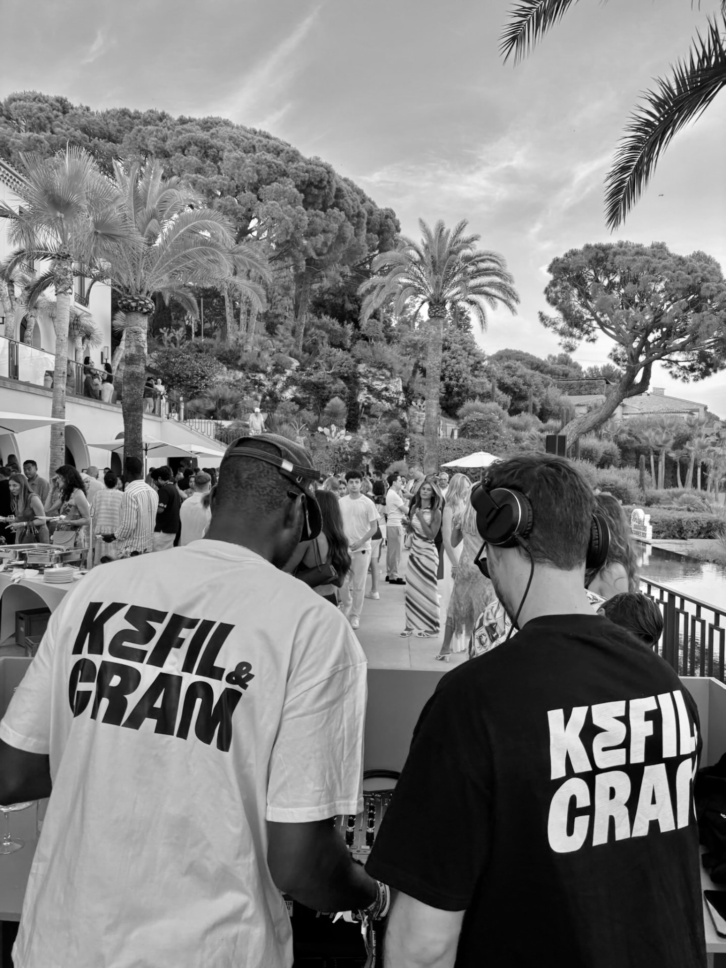Kefil & Cram DJing at Croissound